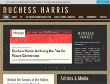Tablet Screenshot of duchessharris.com